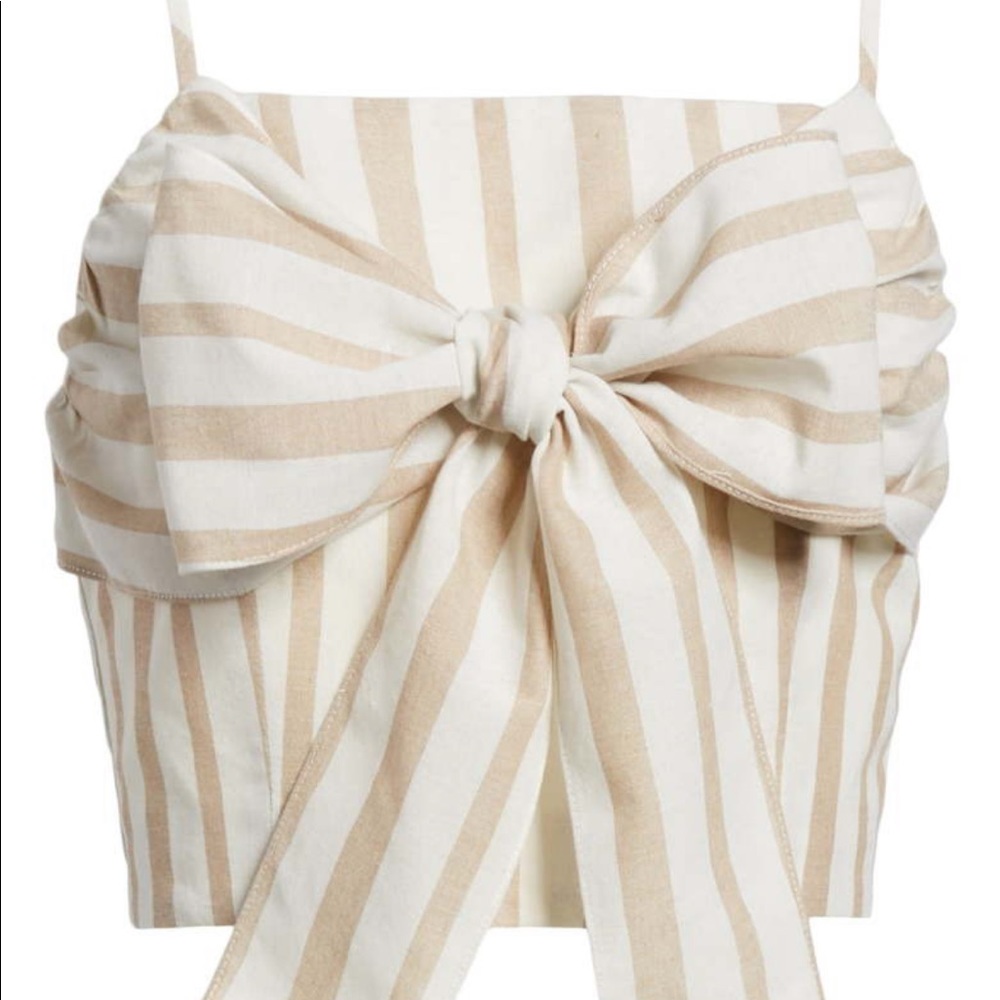 JOA x Chriselle Lim tie front tank